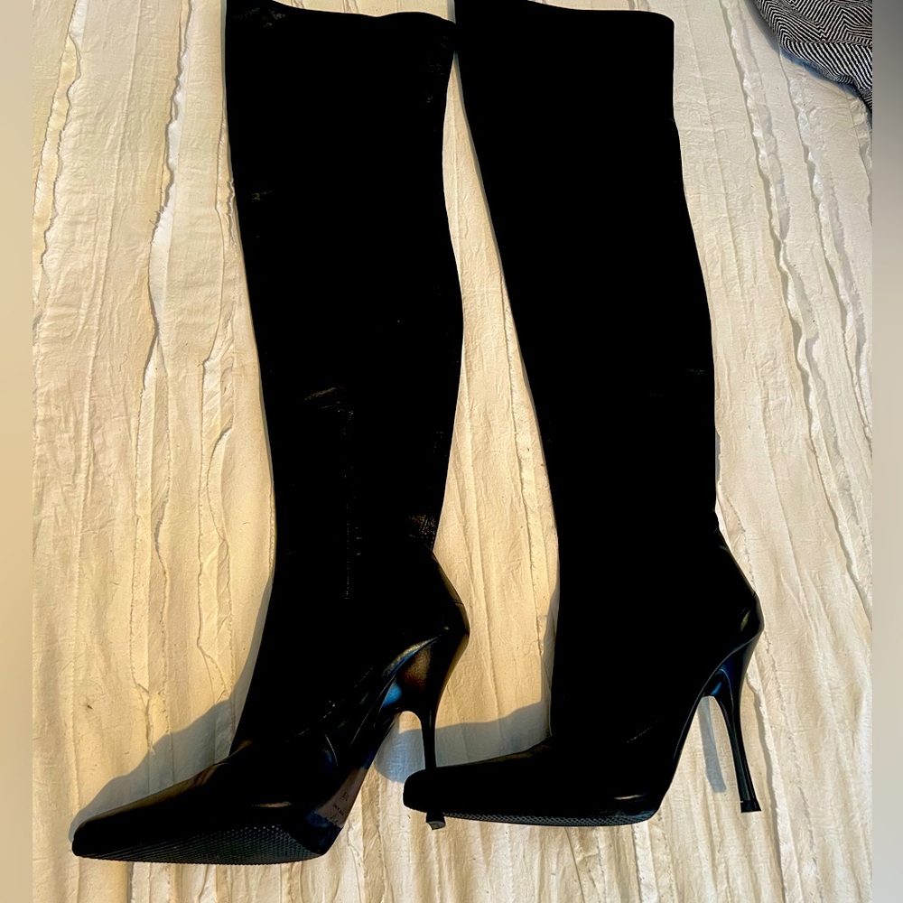 Roberto Cavalli over the knee boots Sz 39.5